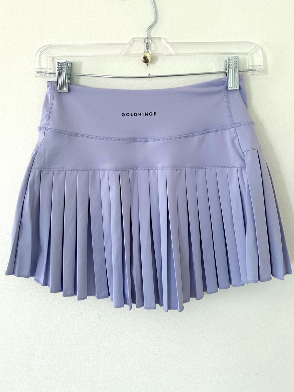 GOLDHINGE Periwinkle blue Pleated Athletic Skirt NWOT size M